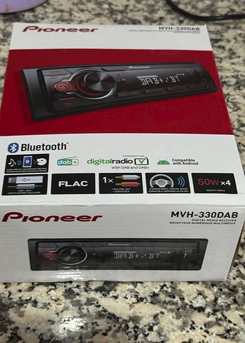 Pioneer MVH-330D Kırmızı Bluetoothlu Müzik Sistemi - Görsel 5
