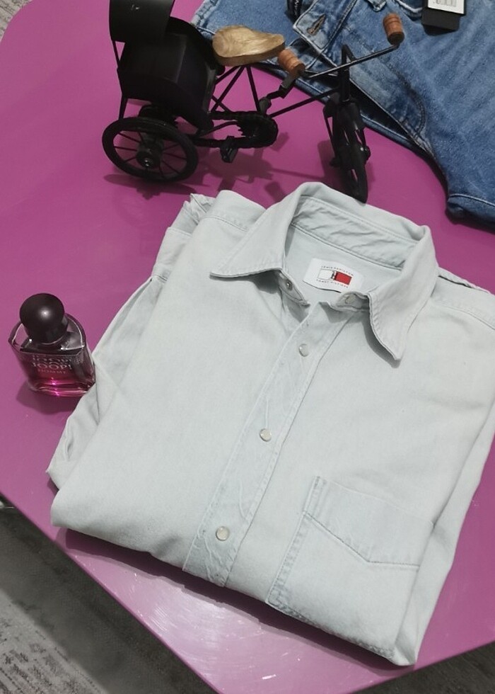 Tommy Hilfiger x Lewis Hamilton Kot Gömlek - Görsel 3