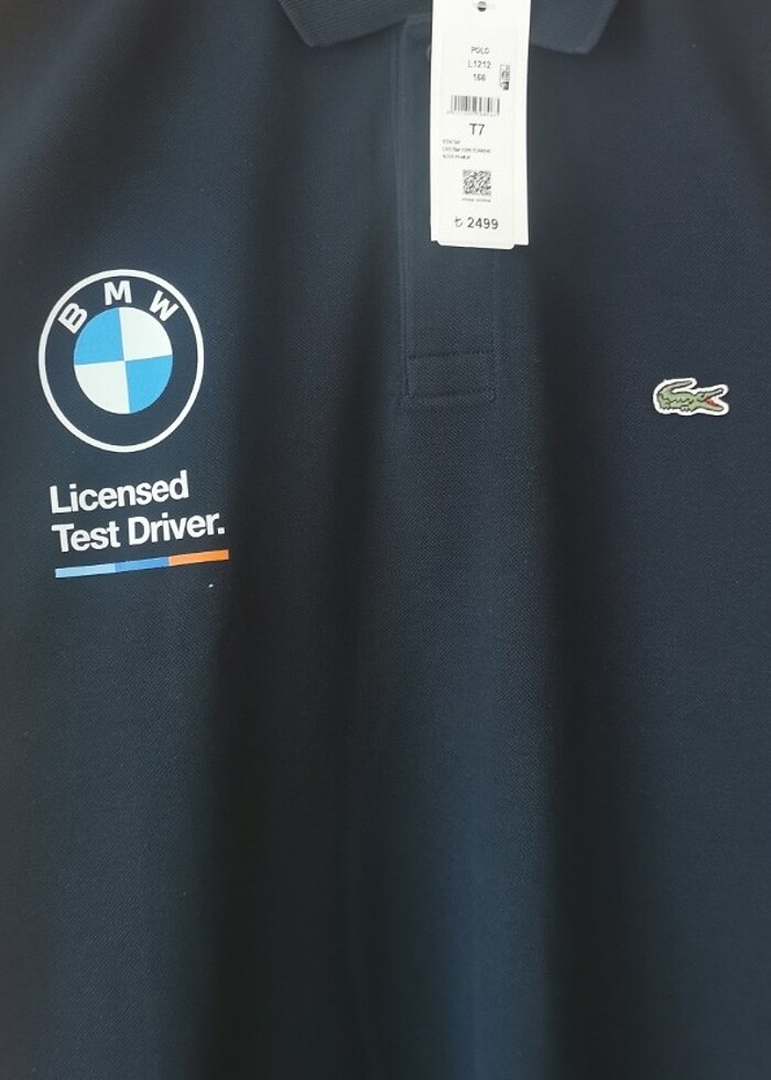 Lacoste & BMW Erkek Tşört  - Görsel 2
