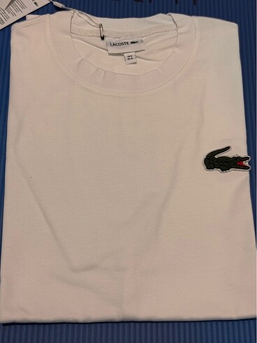 xl Beden Lacoste Unisex Loose Fit Bisiklet Yaka Organik Pamuk T-Shirt