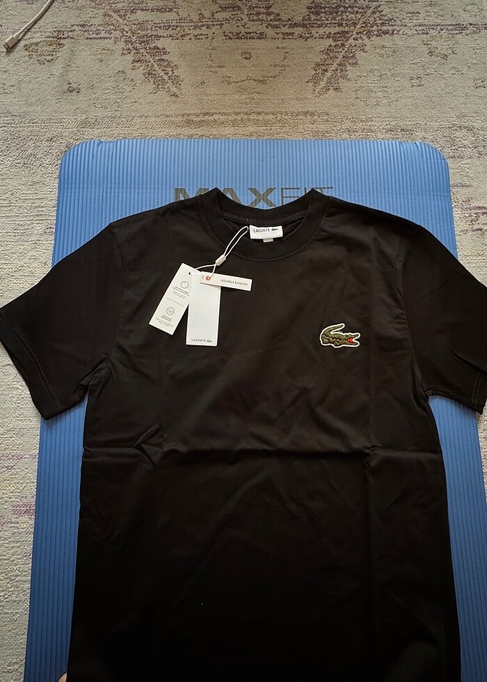 Lacoste Unisex Loose Fit Tişört Büyük Logo - Görsel 3