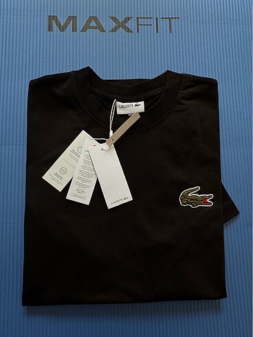 Lacoste Unisex Loose Fit Tişört Büyük Logo