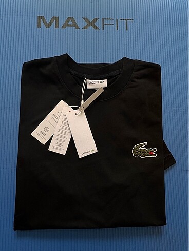 Lacoste Lacoste Unisex Loose Fit Tişört Büyük Logo
