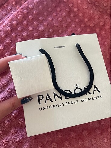 Beden beyaz Renk Pandora kutu ve poşet