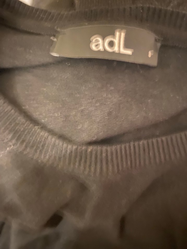 Siyah Triko Gösterişli Uzun Kollu Kadın Kazak - Görsel 3