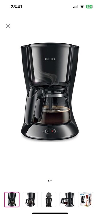 Philips filtre kahve makinesi