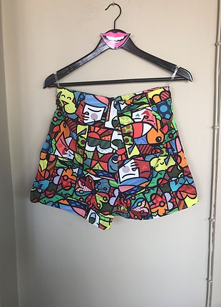 Şort Yüksek Bel mini