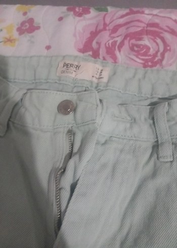 Gri Kadın Pamuklu Bol Kesim Midi Jean - Görsel 3