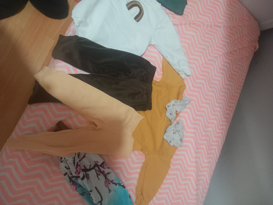 Kızlar için bej dar kesim tayt - Görsel 2