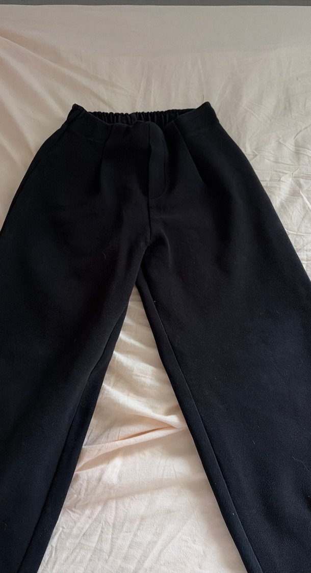 Siyah Kadın Rahat Kesim Sweatpant - Görsel 2