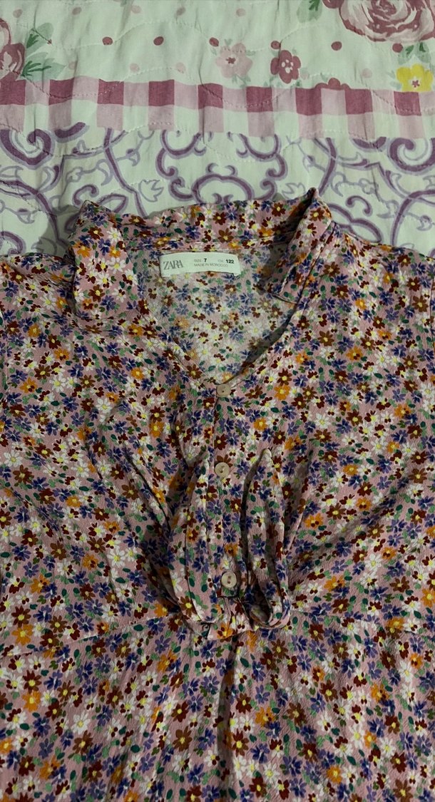 Bohem Çok Renkli Midi Elbise - Görsel 2