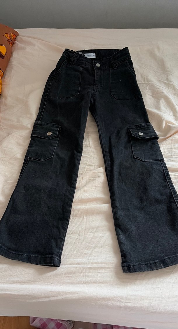 Siyah Kemerli Bol Kesim - Görsel 2