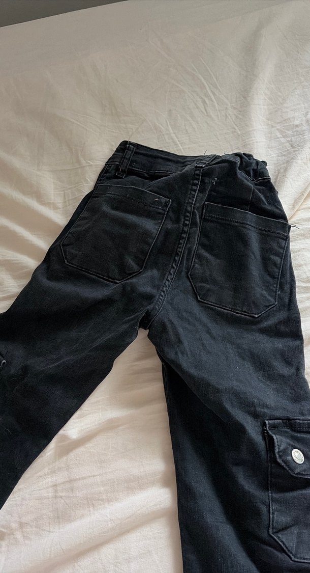 Siyah Kemerli Bol Kesim - Görsel 4