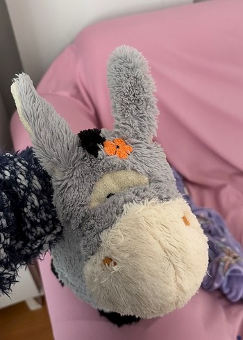 Gri Peluş Oyuncak Eşek - Görsel 2