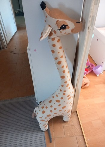 Açık Camel Renkli Zürafa Peluş Oyuncak