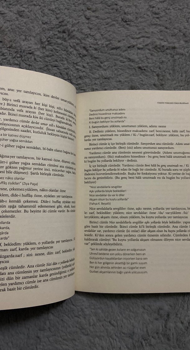 Türkiye Türkçesi Cümle Bilgisi Kitabı - Görsel 3
