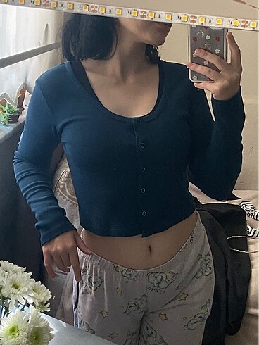 Lacivert Bluz