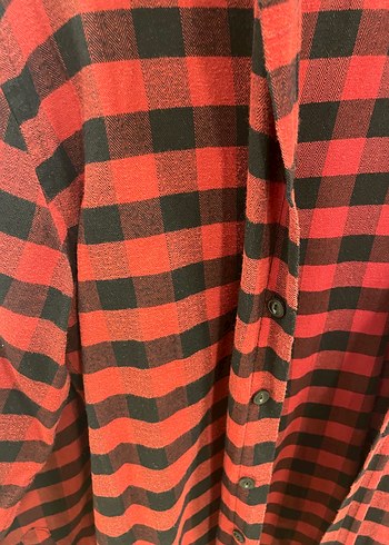 Kırmızı Ekose Uzun Kollu Gömlek - Görsel 2