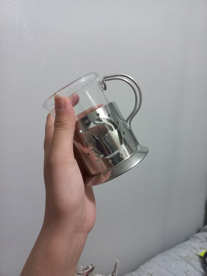 Gümüş Saplı Desenli Cam Bardak Seti - Görsel 4