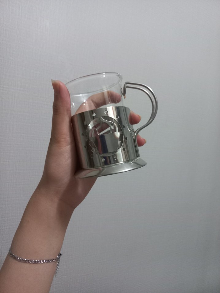 Gümüş Saplı Desenli Cam Bardak Seti - Görsel 2