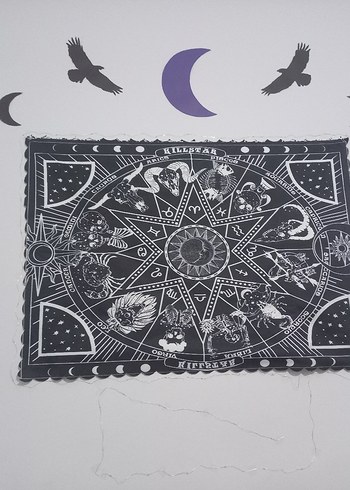 Burçlar ve Astroloji Temalı Duvar Örtüsü halısı - Görsel 2