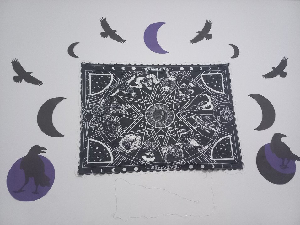 Burçlar ve Astroloji Temalı Duvar Örtüsü halısı - Görsel 2