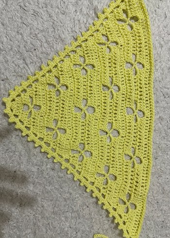 Diğer Renkli Dantel Örgü Bohem Kadın bandana