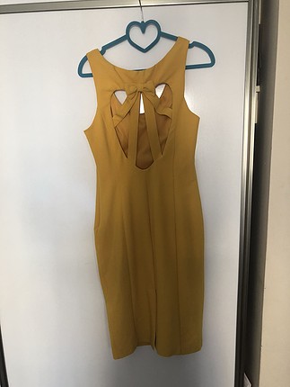 Home Store Sarı kalem elbise