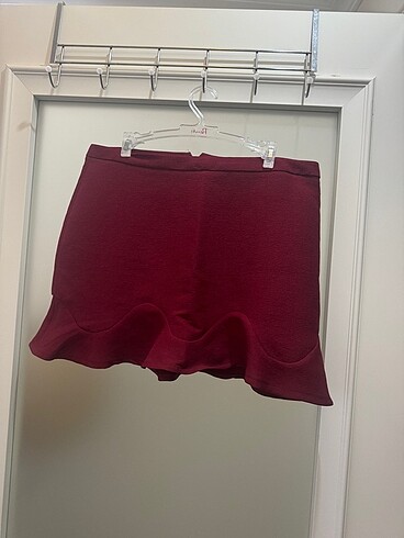 Zara Zara Bordo Etek