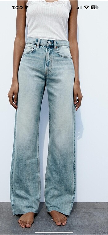 Wide leg jean