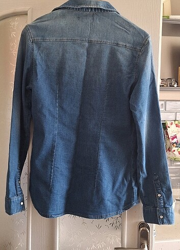 m Beden mavi Renk Mavi jeans gömlek