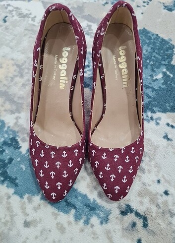 diğer Beden bordo Renk Stiletto ayakkabı
