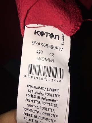42 Beden Fırfır yaka detaylı blüz