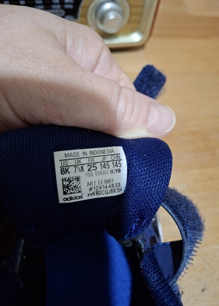 Orijinal Adidas spor ayakkabı 25 no - Görsel 2