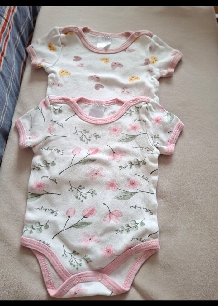 1-3 ay 3-6 ay kısa kollu zıbın  - Görsel 3