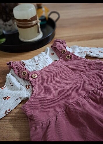 3-6 ay kız bebej tulum takım - Görsel 2