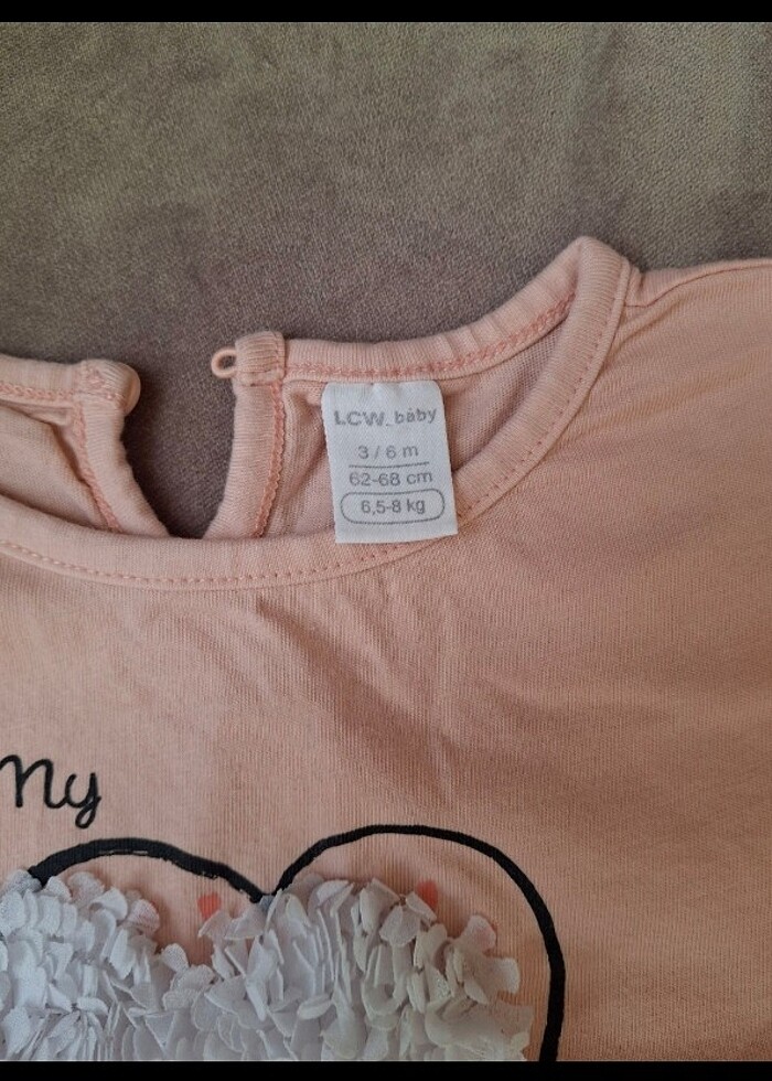 3-6 ay kız bebek takım - Görsel 4