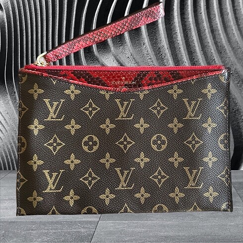 Beden kahverengi Renk LV Clutch