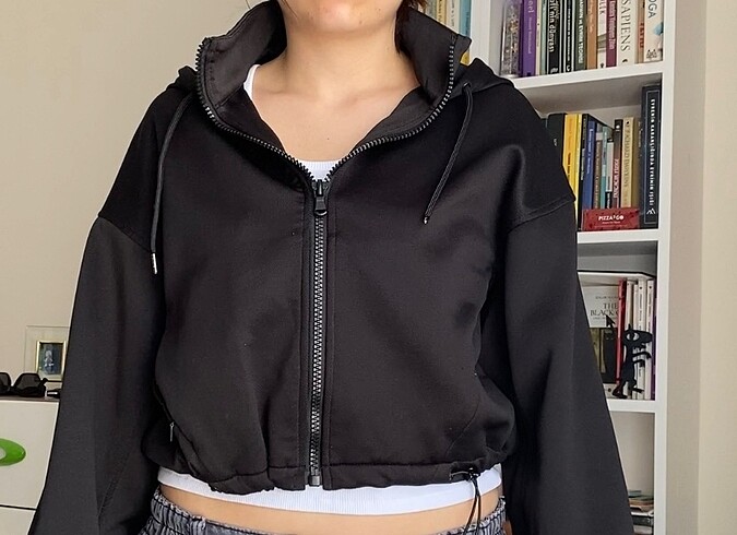 m Beden Zara crop ceket