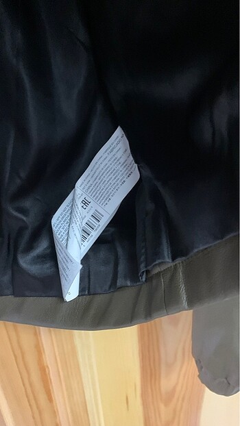 Mango deri ceket - Görsel 8