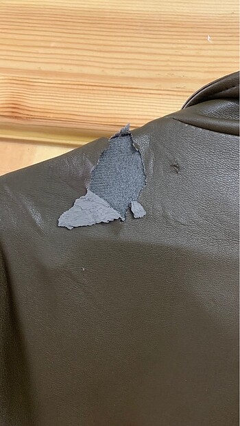 Mango deri ceket - Görsel 6