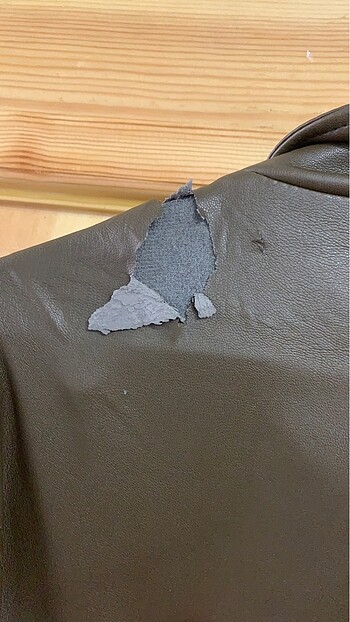 Mango deri ceket - Görsel 7