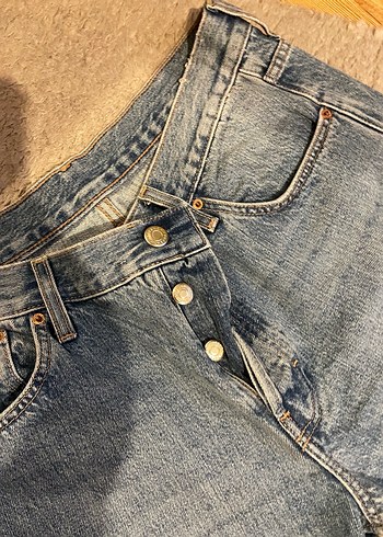 38 Beden mavi Renk Topshop Mavi Normal Kesim Kadın Kot Pantolon