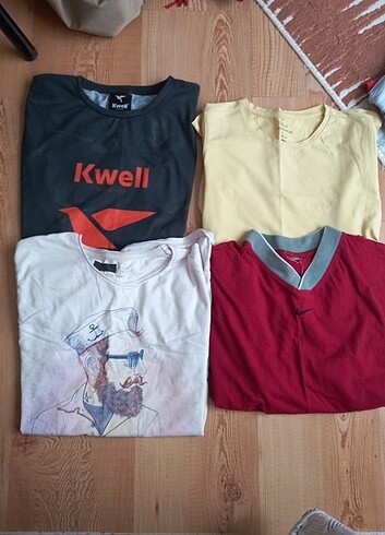 4 adet çocuk t shirt 