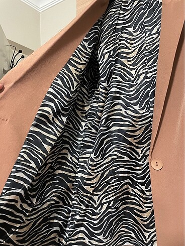 xs Beden camel Renk Taba astarlı blazer ceket