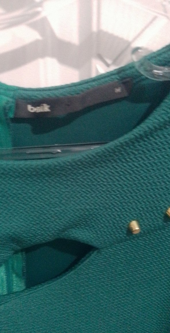 taş detaylı elbise - Görsel 3