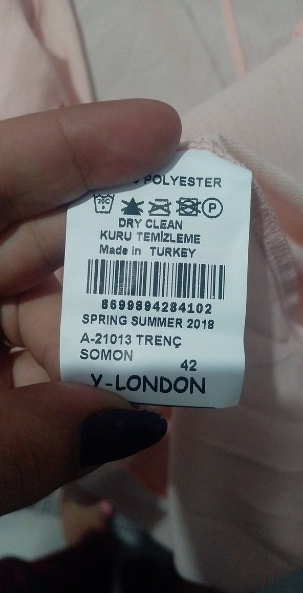 Pembe Midi Kadın Uzun Kollu Salaş - Görsel 4