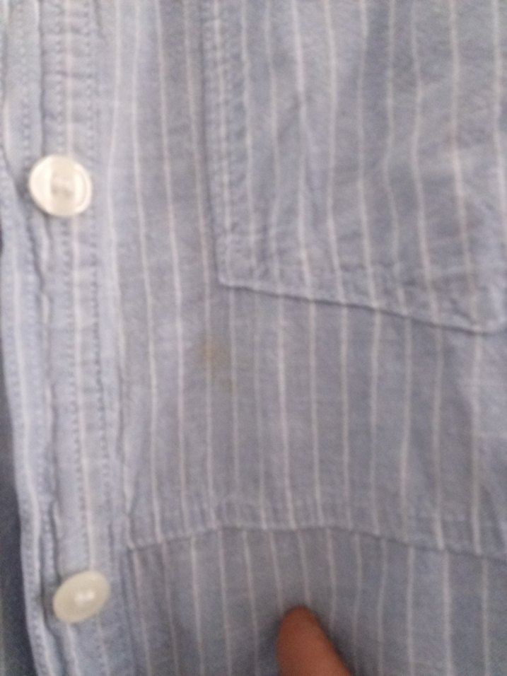 Uzun Kollu, Bol Kesim Mavi Kadın Gömlek - Görsel 3