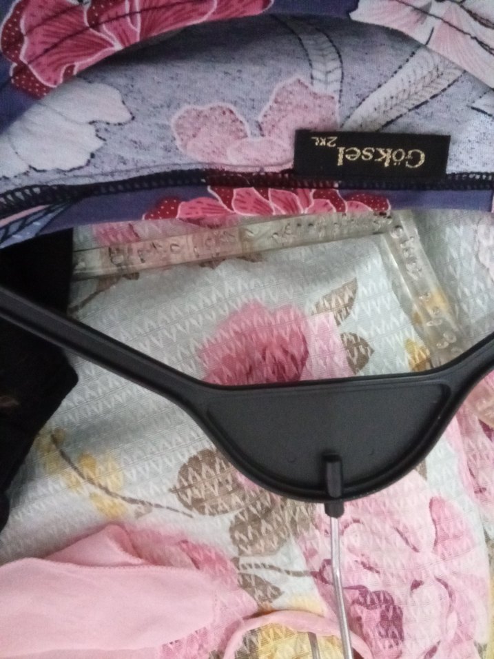 Bohem Çok Renkli Uzun Desenli Elbise - Görsel 2