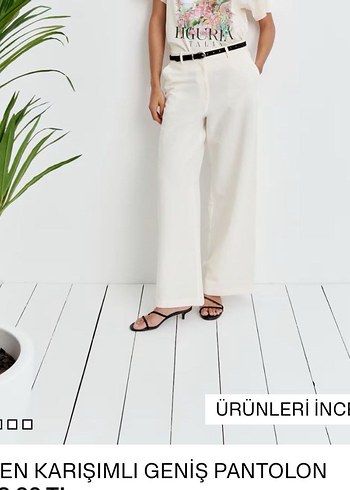 Keten pantolon - Görsel 2